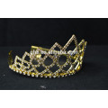 Cheap gold kings and queen crown for sale